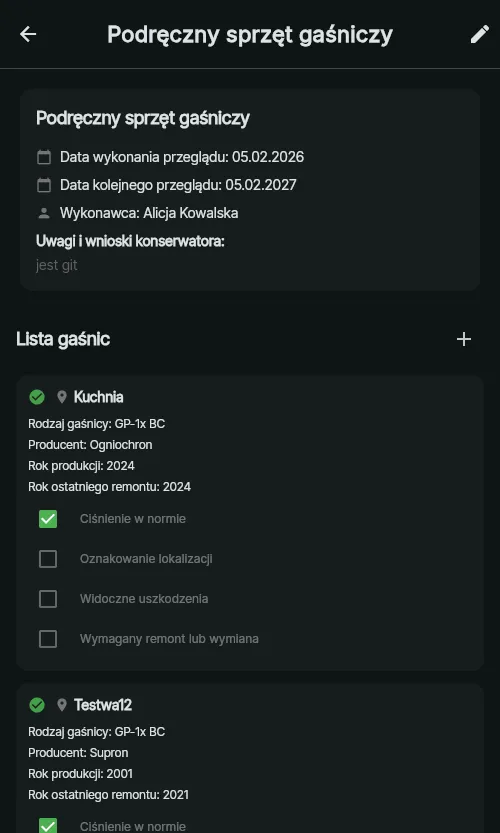 Szczegóły przeglądu