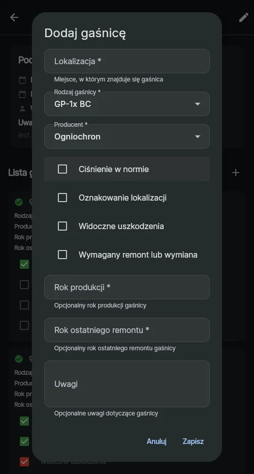 Szczegóły przeglądu